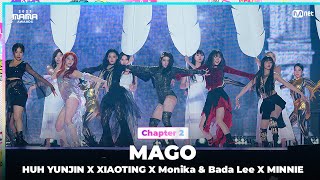 [#2023MAMA]HUH YUNJIN X Xiaoting X Monika X BADA X MINNIE - MAGO | Mnet 231129 방송