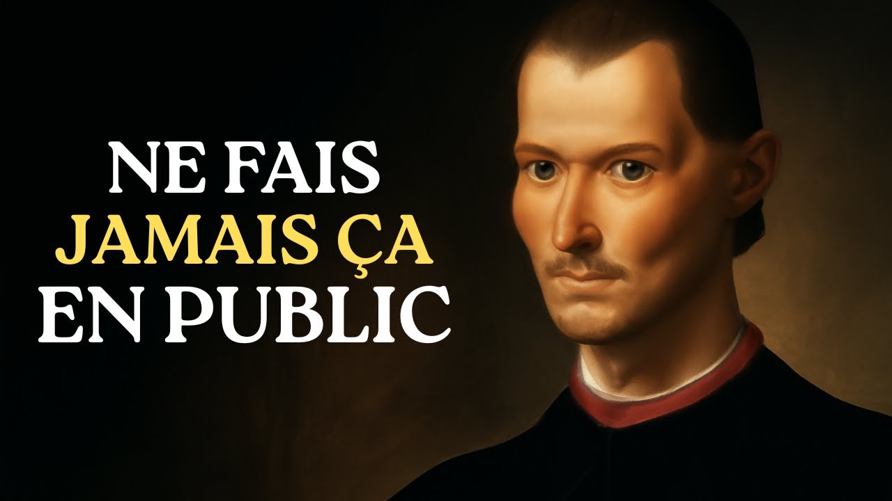 9 Choses Que Tu Ne Devrais JAMAIS Faire En Public : Machiavel