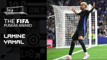 Thumbnail of Lamine Yamal | Espanyol v Barcelona | FIFA Puskas Award 2025 Nominee