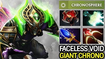 Faceless Void Giant Chrono + Full Physical Build Dota 2
