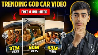 Trending AI God Car Video Kaise Banaye | Free & Unlimited AI Tutorial 🔥 screenshot 4