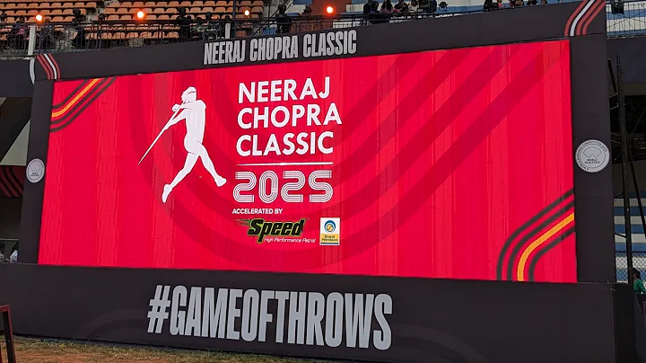 Neeraj Chopra's Winning Throw at NC CLASSIC'25, Bengaluru🔥 #neerajchopra #neerajchopraclassic