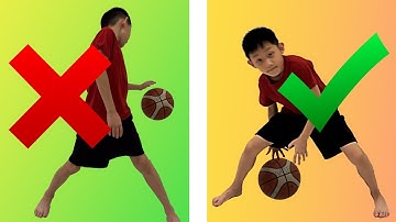 How To Dribble Between The Legs for Beginners! 🏀 Basketball Basics