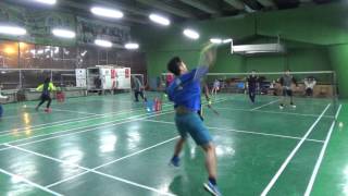 20170114中興羽球MD楊志偉+郭國新VS張秉信+許晉祿