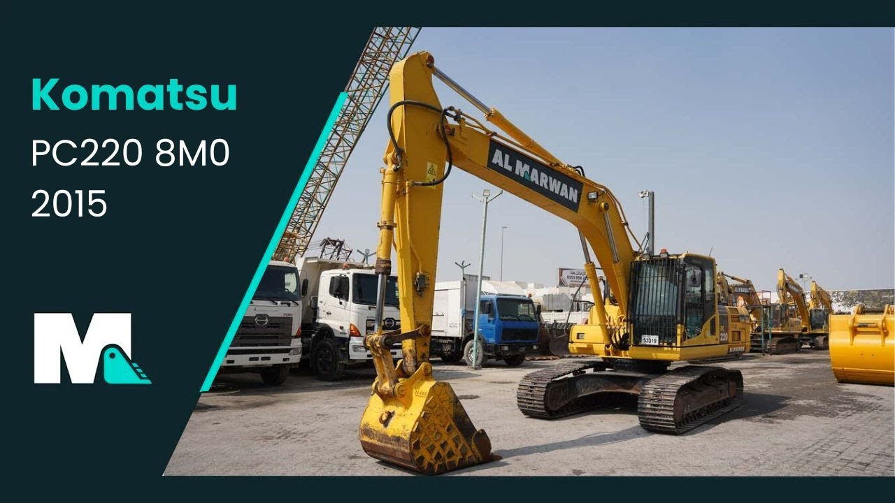 Komatsu PC220 8M0 Track Excavator 2015