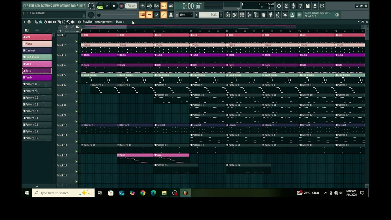 I made a Xitsonga traditional beat on FL Studio | 16 January 2026