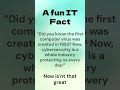 A Fun IT Facts #pcgaming #saudiarabia #technology #antivirus