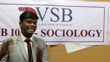 LIB1004 - Sociology - An Introduction  - Course Overview by Prof. Samuel Johnson, VSB at VIT AP