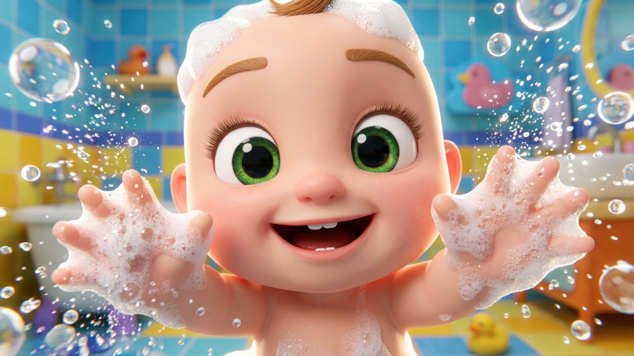 Wash Your Hands Song! 🧼 | Cute Baby Healthy Habits | Best Nursery Rhymes