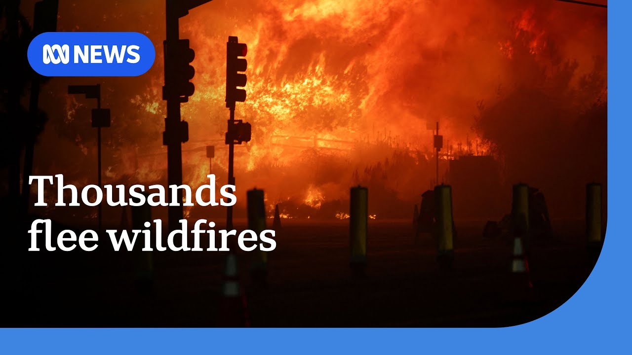Los Angeles wildfires cause tens of thousands to flee | ABC News