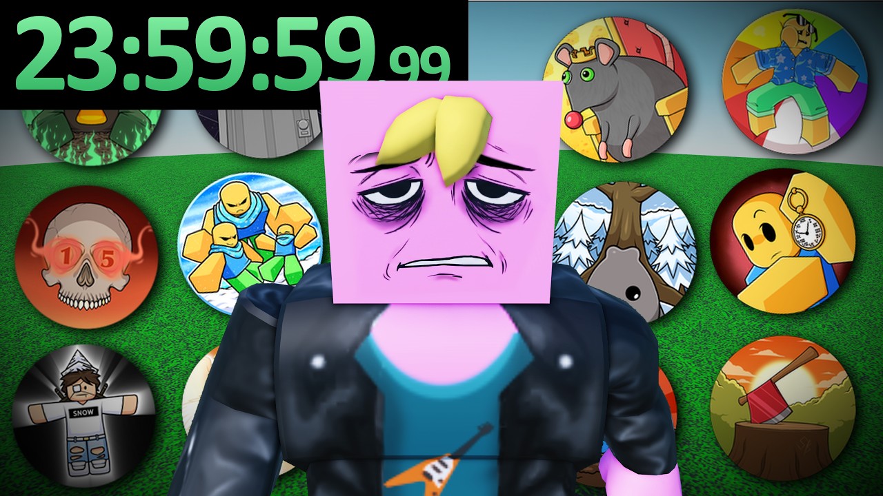 I Streamed Until I Unlocked EVERY BADGE in Slap Battles...
