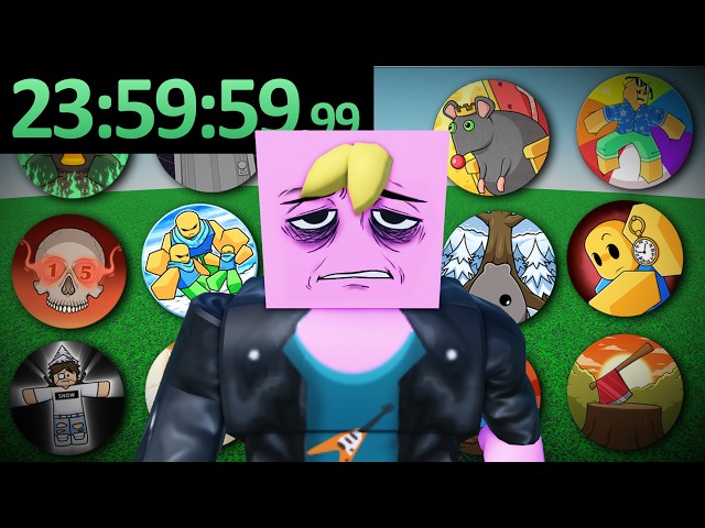 I Streamed Until I Unlocked EVERY BADGE in Slap Battles...