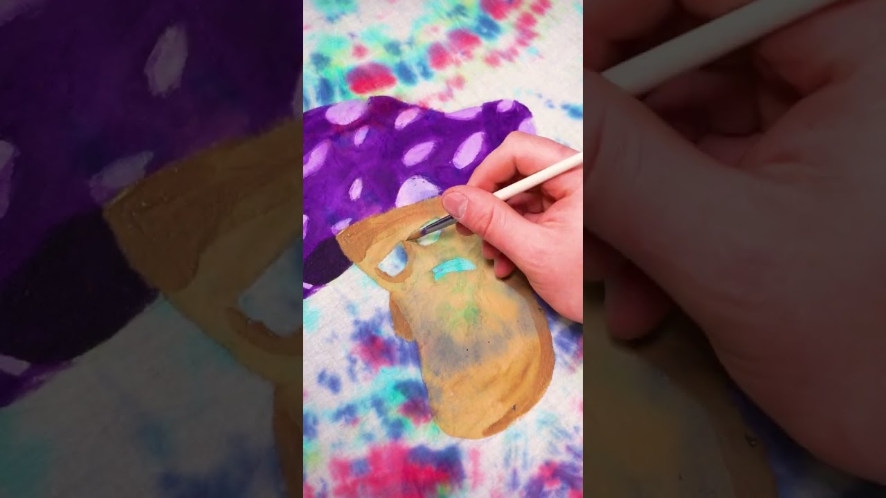 Muse Kits - April Prompt #1 - Mushroom #shorts #artsubscriptionbox #musekits