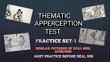 TAT Practice Set-1| Thematic Apperception Test Sample | SSB Interview