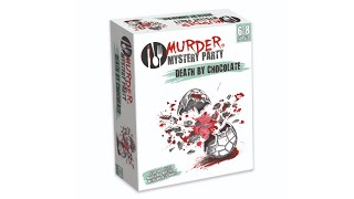 Murder Mystery Party Death by Chocolate – 08441 \/ 2820. GAME MUST BE PURCHASED FOR USE.