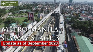 Metro Manila Skyway Stage 3 update as of September 2020