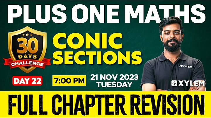 Plus One - Maths - Conic Sections | Xylem Plus One