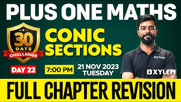 Plus One - Maths - Conic Sections | Xylem Plus One