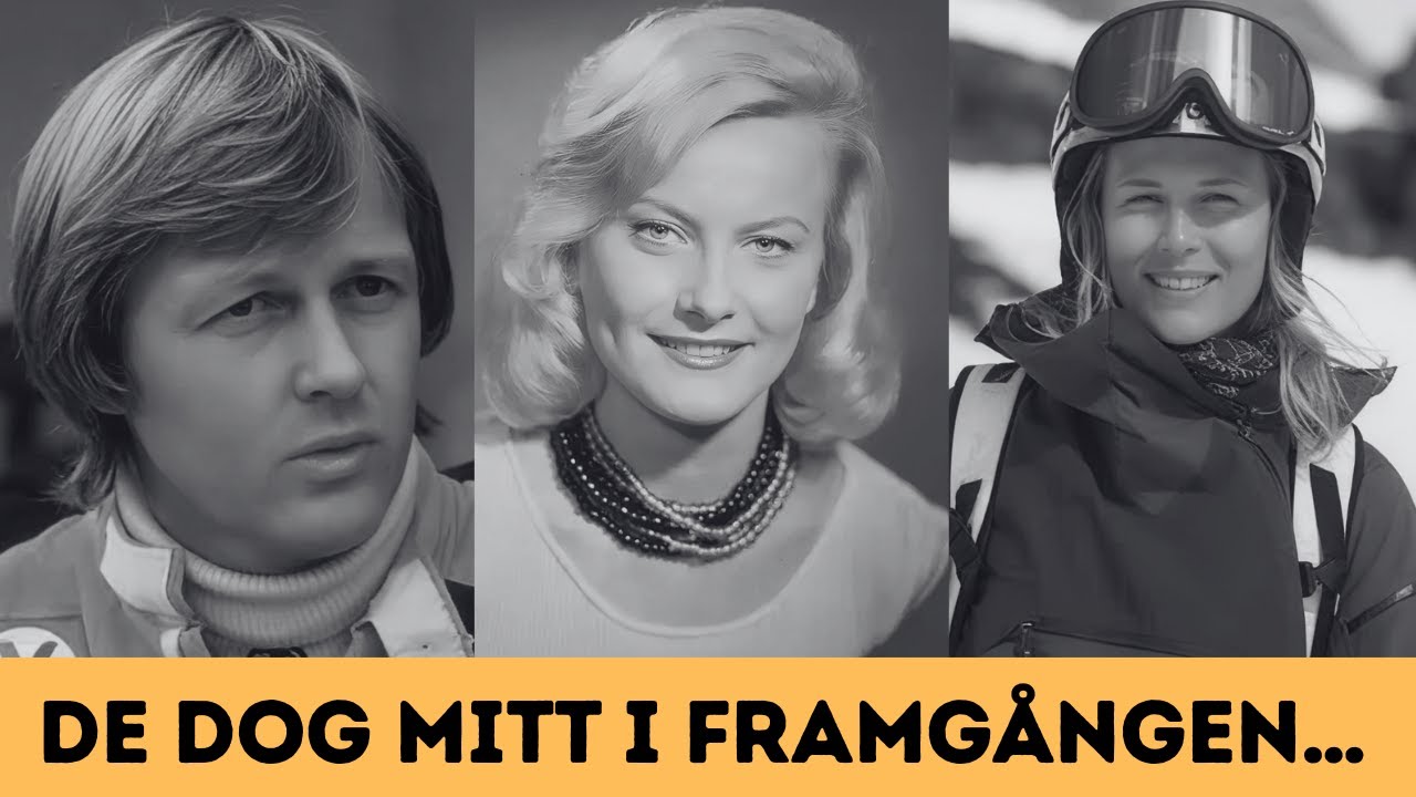 10 svenska kändisar som dog i olyckor – tragedierna bakom berömmelsen