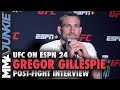 Gregor Gillespie responds to Conor's McGregor's tweet | UFC on ESPN 24 interview