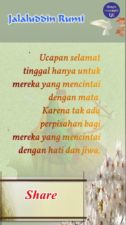 UCAPAN SELAMAT TINGGAL