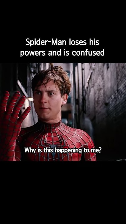Why Was Spider Man Losing His Powers Spider Man loses his powers and is confused - YouTube