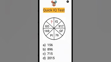 Quick IQ Test  #shorts #iqtest #shortsfeed #shortvideo #mentalability #trending #maths