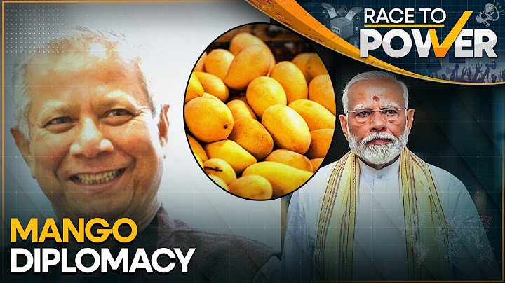 বাংলাদেশের অন্তর্বর্তী প্রধান ইউনূস ভারতের সাথে আম কূটনীতি পুনরুজ্জীবিত করেছেন | ক্ষমতার দৌড় | WION