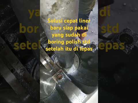 cara tepat liner siap pakai #shorts #mekanik #melepas #liner #mitsubishi #truck