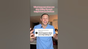 What happens when you stop taking weight loss medication’s? | Ozempic, Mounjaro, Wegovy￼