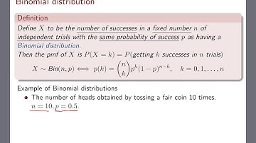 [Chapter 4] #5 Binomial distribution