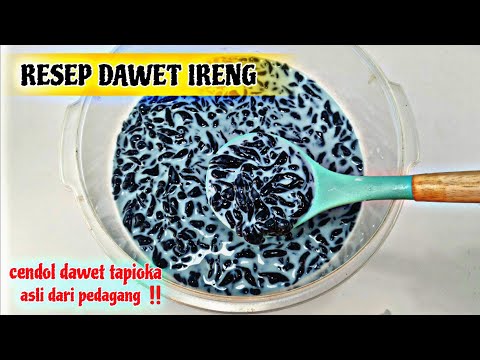 Resep Es Cendol Hitam