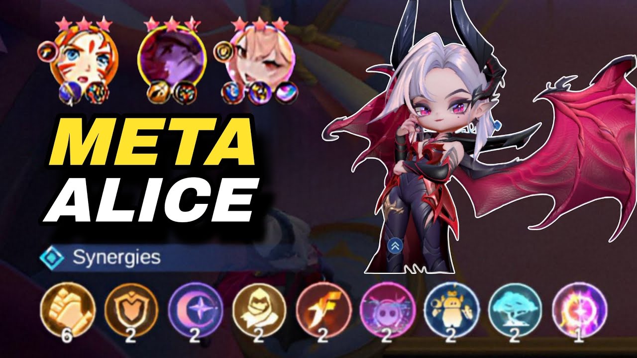 Commander Alice META 🔥 Best Synergy Combo | Magic Chess Go Go