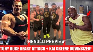 Arnold Classic Preview + Tony Huge Heart Attack + Kai Greene FINALLY Downsized at age 46 + MORE