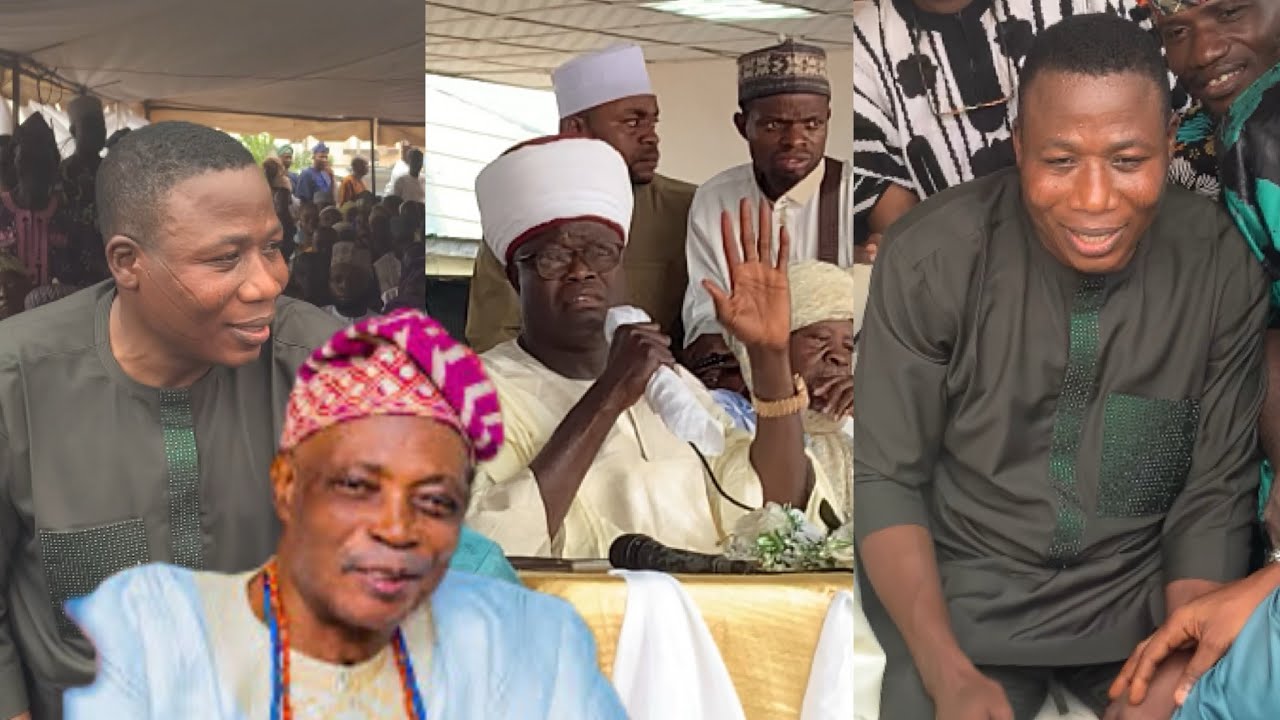 NO ONE BELIEVE THAT SUNDAY IGBOHO WE SHOW UP AT OBA OLUBADAN FIRST RAMADAN LECTURE ON THRONE