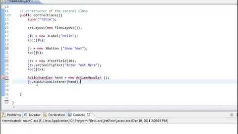 Learn Java in Hindi 51  Event Handling