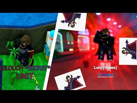 DOES SECRET LULU LELOUCH HAVE PITYWILL I GET FINALLY SHINY LULU PT  6 ANIME ADVENTURES ROBLOX  YouTube