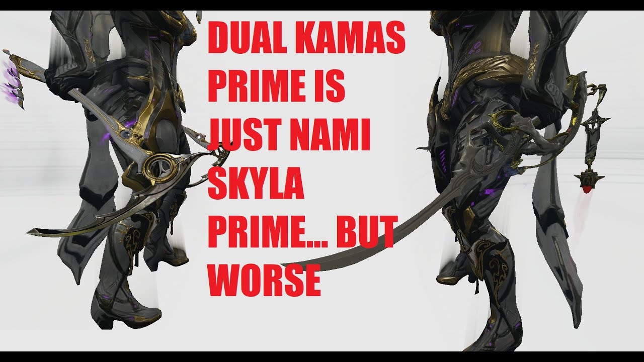 What S The Point Of Dual Kamas Prime Or Maybe Nami Skyla Prime Too Good L Warframe The Glassmaker