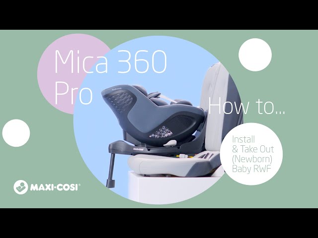 How to install and take your baby out of the Maxi-Cosi Mica 360