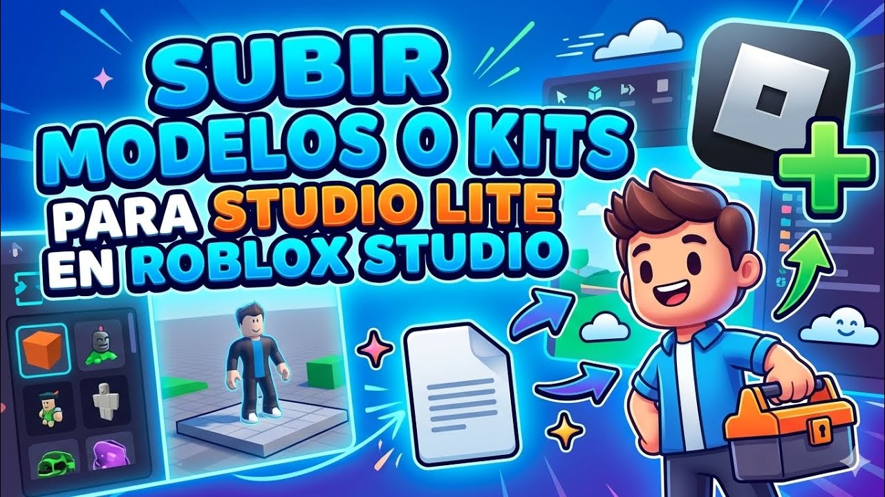 C Mo Subir Modelos Y Kits A Studio Lite En Roblox Studio YouTube 