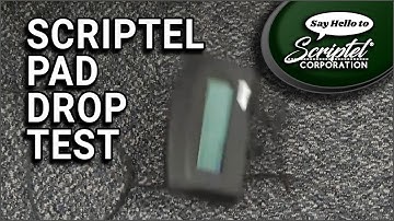 Scriptel Signature Pads - Pad Drop Test