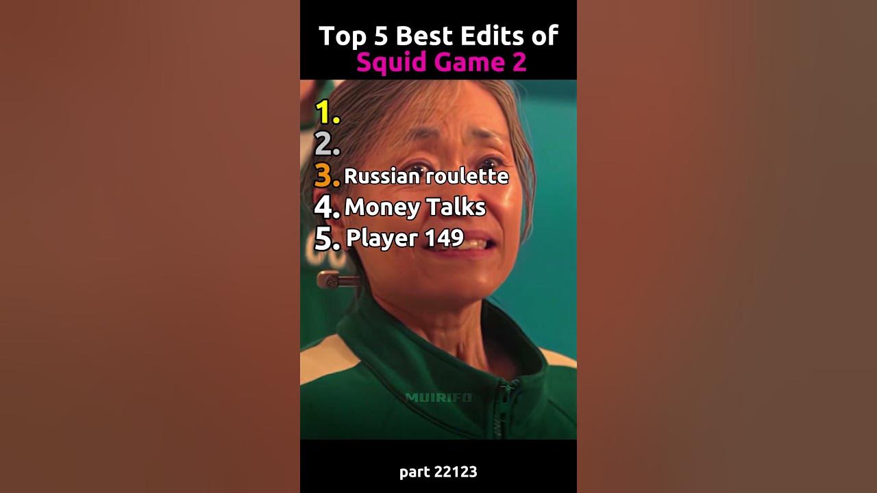 Top 5 Best Squid Game 2 Edits #squidgame2 #squidgame #top5