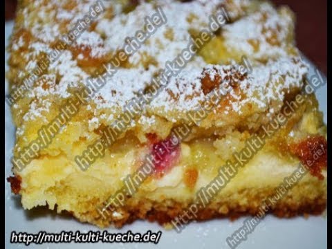 Streusel Rhabarber Kuchen