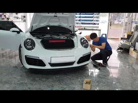 포르쉐 911 헤드램프 탈거 범퍼탈거 2016년 생산 PORSCHE 911 Headlihgt remove