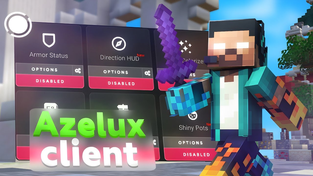 Azelux Client for MCPE 1.21+ (MOD MENU) - YouTube
