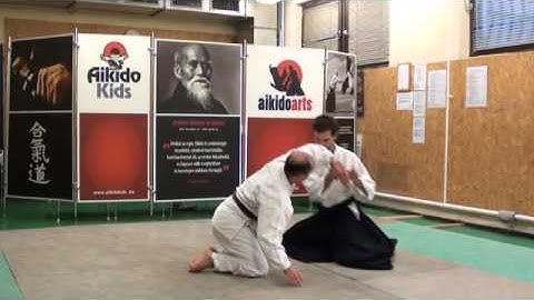 suwari waza yokomen uchi sankyo ura [AIKIDO]  basic technique