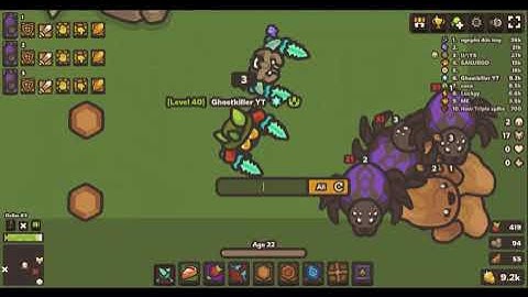 Spider Vs Menhir-Taming.io