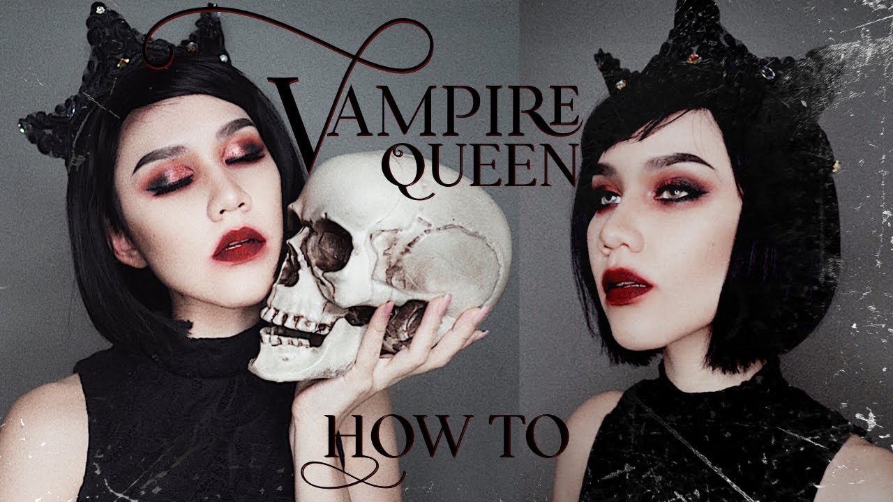 แต่งหน้าเป็นแวมไพร์สาวง่ายๆ Vampire Queen Makeup Pearl InStyle 