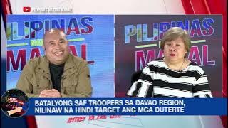 Batalyong SAF troopers sa Davao region, nilinaw na hindi target ang mga Duterte