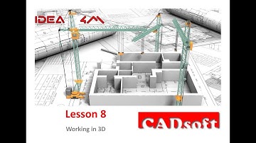 4M IDEA v19 Architecture English - Lesson 8/49 - Working in 3D